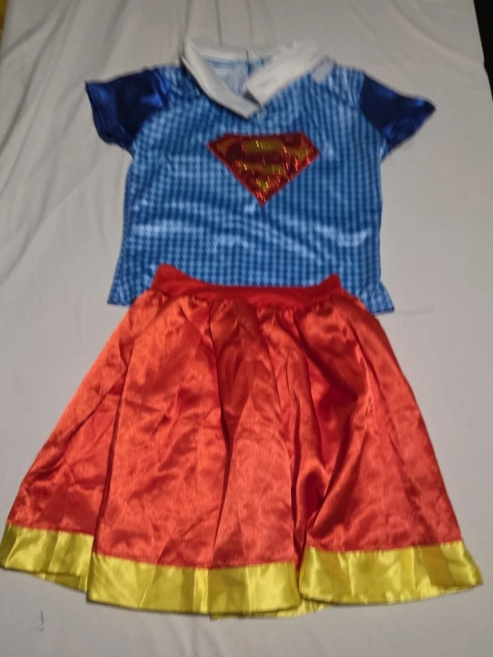 Rubies girls size large 2 peice superhero costume #18
